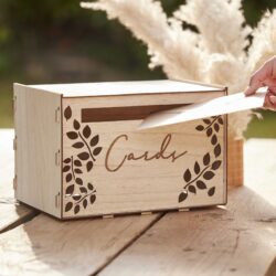 Wooden Wedding Card Box Ginger Ray