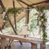 White Metal Table Clamp Ginger Ray
