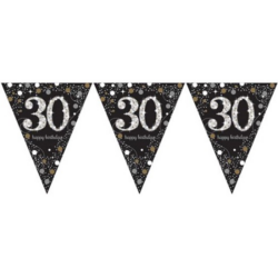 Vlaggenlijn, Slinger Sparkling Gold 30 / 4mtr