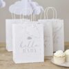 Hello Baby Speckle and Cloud Baby Shower Gift Bags Ginger Ray