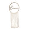 Wooden Love Macrame Wall Hanging Hoop Ginger Ray - Afbeelding 2