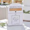 White Wedding Post Box Ginger Ray